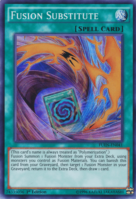 Fusion Substitute [FUEN-EN041] Super Rare - Josh's Cards