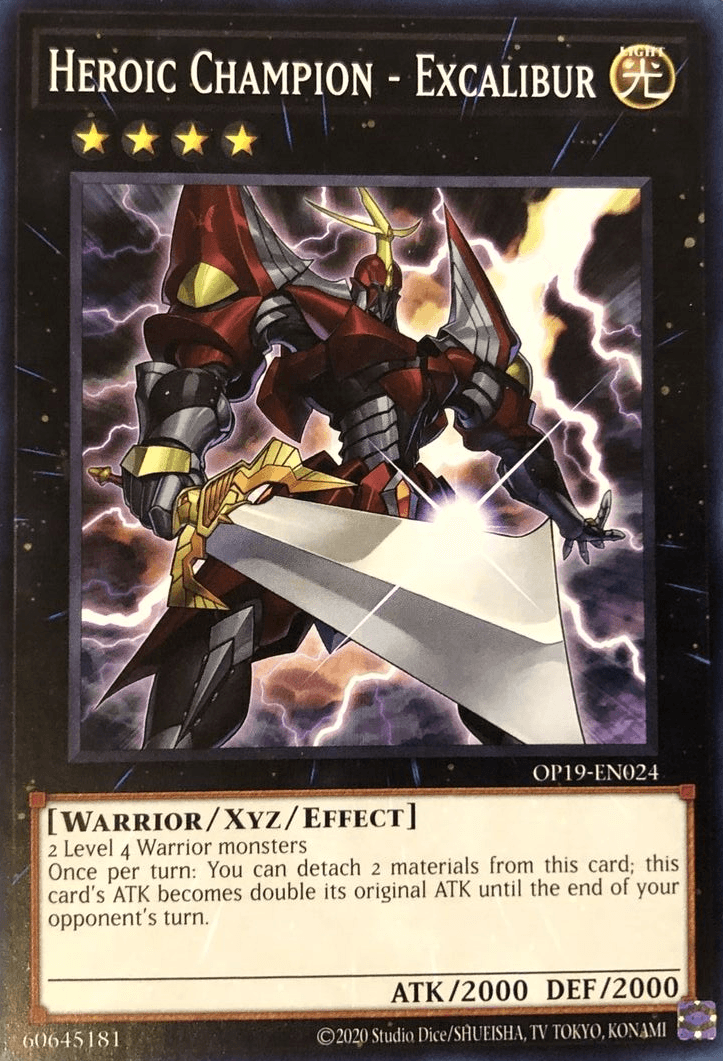 Heroic Champion - Excalibur [OP19-EN024] Common - Josh's Cards