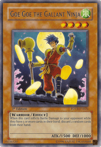 Goe Goe the Gallant Ninja [FOTB-EN024] Rare - Josh's Cards