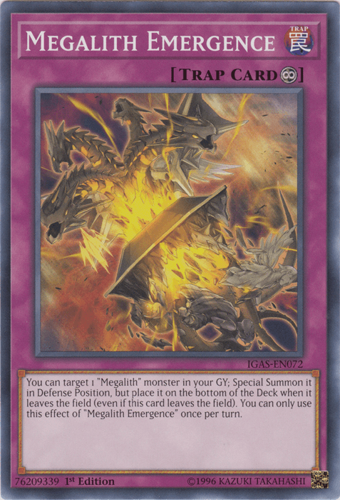 Megalith Emergence [IGAS-EN072] Common - Josh's Cards