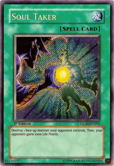 Soul Taker [GLAS-EN092] Secret Rare - Josh's Cards