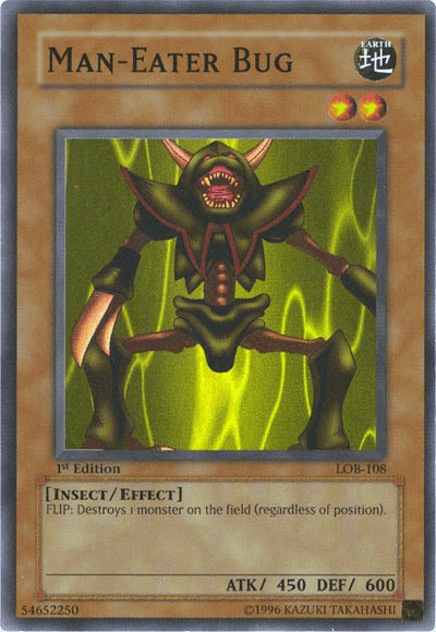 Man-Eater Bug [LOB-108] Super Rare - Josh's Cards