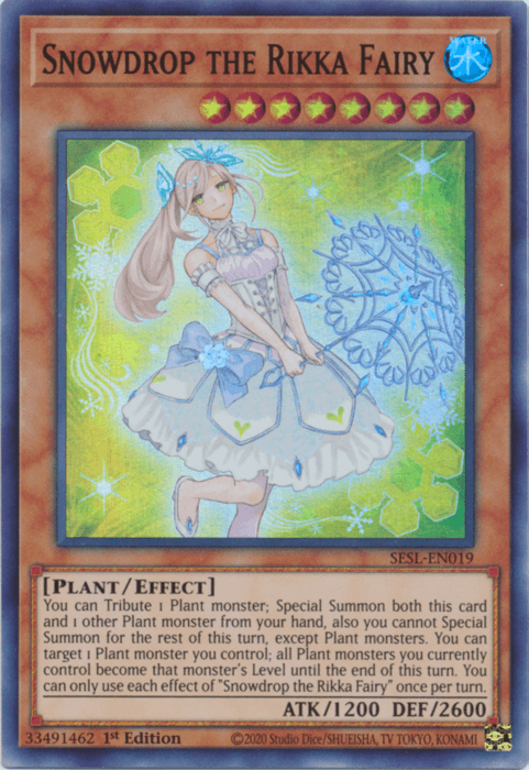 Snowdrop the Rikka Fairy [SESL-EN019] Super Rare - Josh's Cards