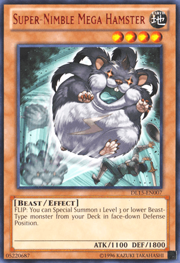 Super-Nimble Mega Hamster (Red) [DL15-EN007] Rare - Josh's Cards