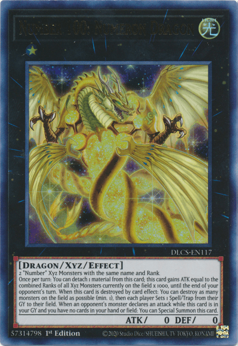 Number 100: Numeron Dragon [DLCS-EN117] Ultra Rare - Josh's Cards
