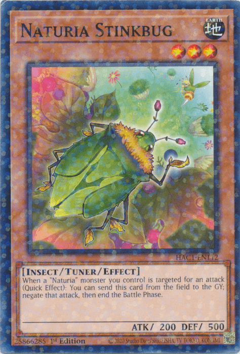 Naturia Stinkbug (Duel Terminal) [HAC1-EN112] Common - Josh's Cards