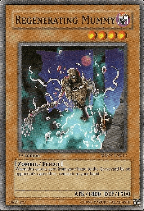 Regenerating Mummy [SDZW-EN012] Common - Josh's Cards