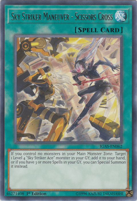 Sky Striker Maneuver - Scissors Cross [IGAS-EN062] Rare - Josh's Cards