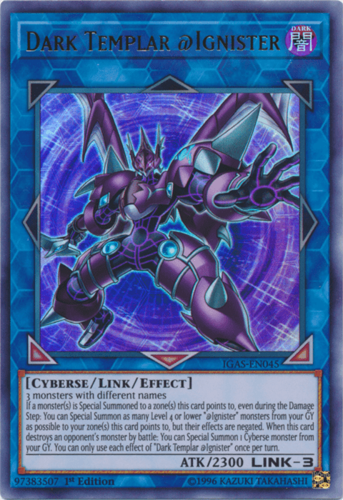 Dark Templar @Ignister [IGAS-EN045] Ultra Rare - Josh's Cards