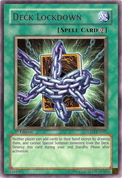 Deck Lockdown (LODT-EN060) - Light of Destruction Unlimited