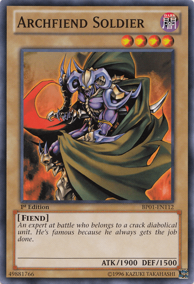 Archfiend Soldier [BP01-EN112] Common - Josh's Cards