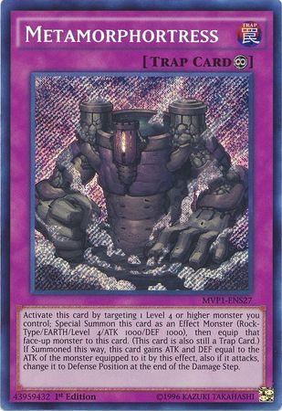 Metamorphortress [MVP1-ENS27] Secret Rare - Josh's Cards