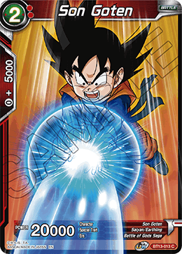 Son Goten (Common) (BT13-013) [Supreme Rivalry] Parallel Foil