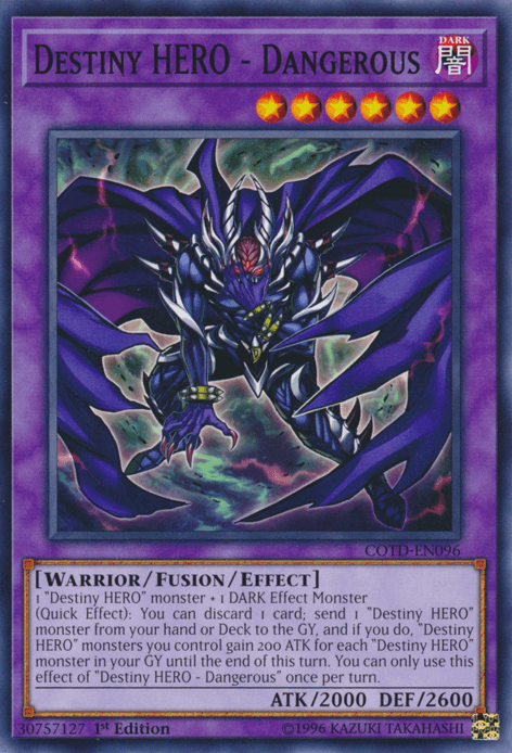 Destiny Hero - Dangerous [COTD-EN096] Common - Josh's Cards