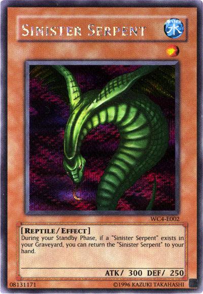 Sinister Serpent [WC4-E002] Prismatic Secret Rare - Josh's Cards