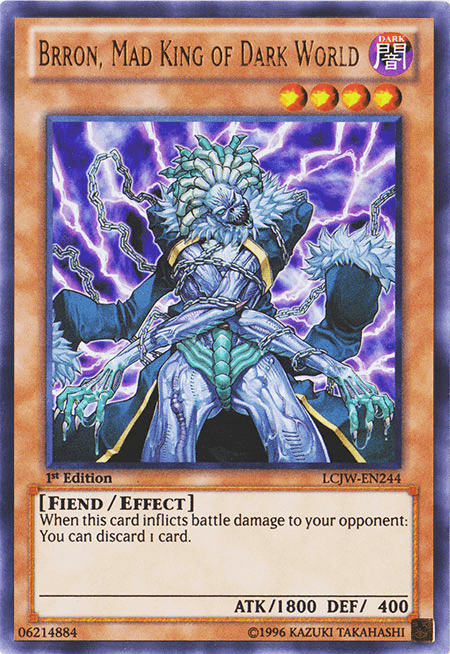 Brron, Mad King of Dark World [LCJW-EN244] Ultra Rare - Josh's Cards