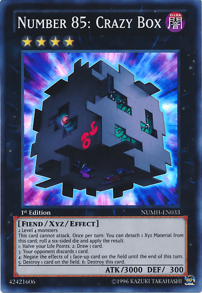 Number 85: Crazy Box [NUMH-EN033] Super Rare - Josh's Cards