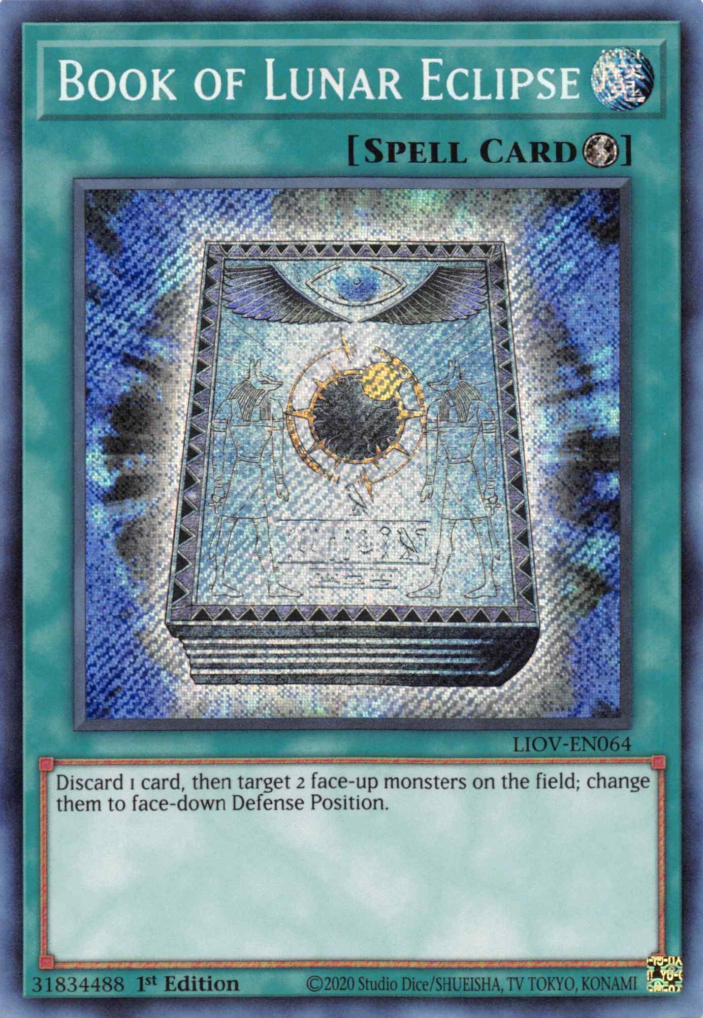 Book of Lunar Eclipse [LIOV-EN064] Secret Rare - Josh's Cards