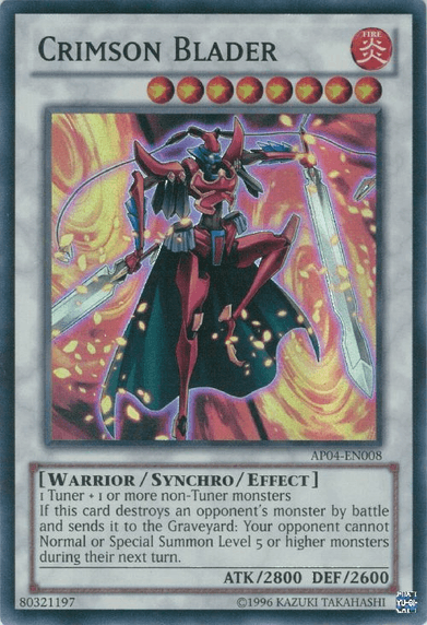 Crimson Blader [AP04-EN008] Super Rare - Josh's Cards