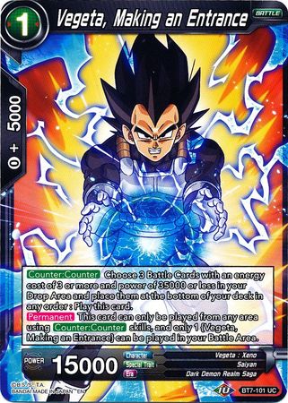 Vegeta, Making an Entrance (BT7-101) [Assault of the Saiyans] Parallel Foil
