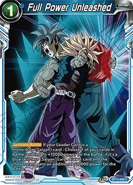 Full Power Unleashed (Common) (BT13-058) [Supreme Rivalry] Parallel Foil