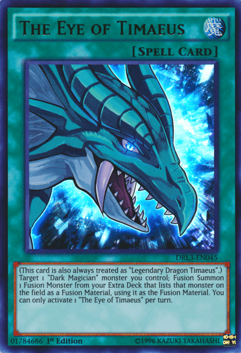 The Eye of Timaeus [DRL3-EN045] Ultra Rare - Josh's Cards