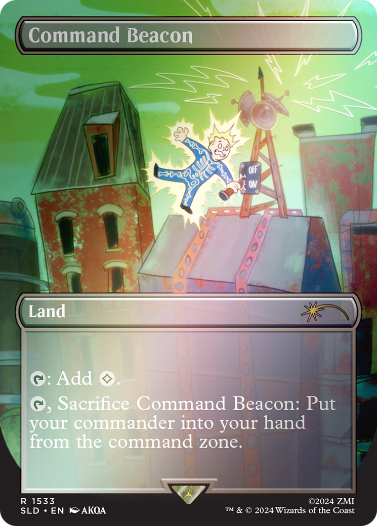 Command Beacon (SLD-1533★) - Secret Lair Drop (Borderless) Foil