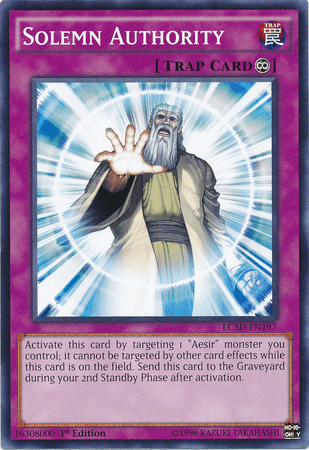 Solemn Authority [LC5D-EN197] Common - Josh's Cards