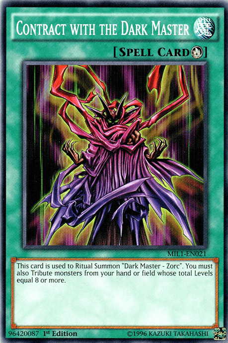 Contract with the Dark Master [MIL1-EN021] Common - Josh's Cards