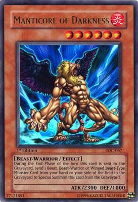Manticore of Darkness [IOC-067] Ultra Rare - Josh's Cards
