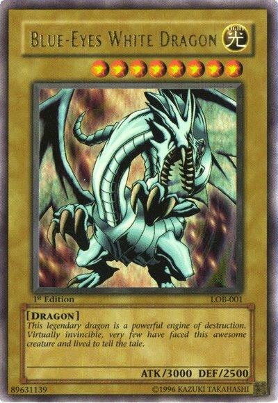 Blue-Eyes White Dragon [LOB-001] Ultra Rare - Josh's Cards