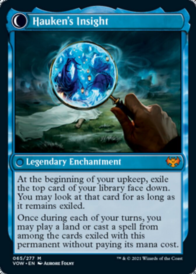 Jacob Hauken, Inspector // Hauken's Insight (VOW-065) - Innistrad: Crimson Vow: (Double Faced Transform) Foil