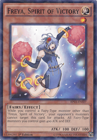 Freya, Spirit of Victory [BP03-EN027] Shatterfoil Rare - Josh's Cards