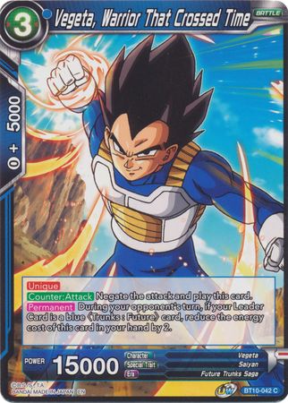 Vegeta, Warrior That Crossed Time (BT10-042) [Rise of the Unison Warrior 2nd Edition] Parallel Foil