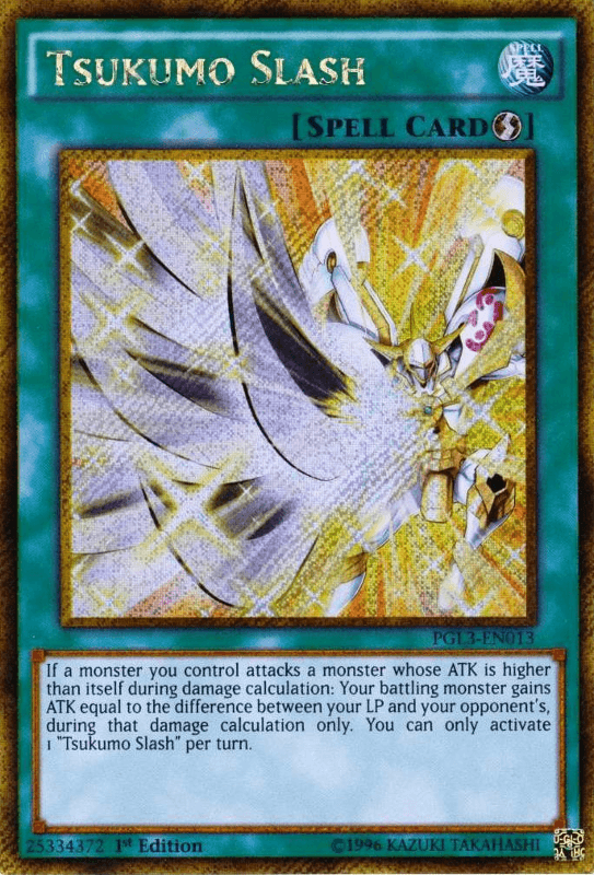 Tsukumo Slash [PGL3-EN013] Gold Secret Rare - Josh's Cards