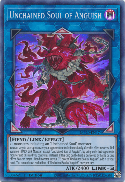 Unchained Soul of Anguish [MP20-EN174] Super Rare - Josh's Cards
