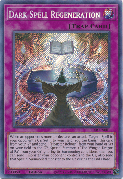 Dark Spell Regeneration [BLAR-EN001] Secret Rare - Josh's Cards