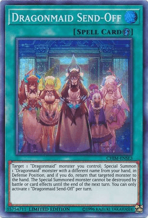 Dragonmaid Send-Off [CHIM-ENSE3] Super Rare - Josh's Cards