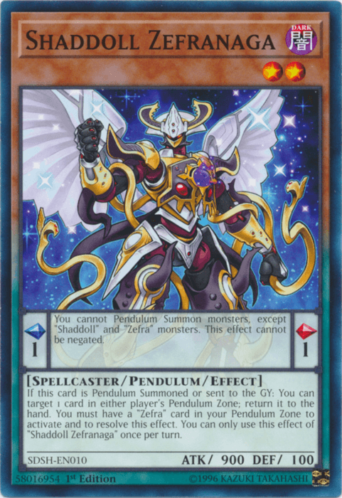 Shaddoll Zefranaga [SDSH-EN010] Common - Josh's Cards