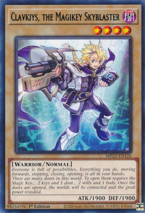 Clavkiys, the Magikey Skyblaster [MP22-EN126] Rare - Josh's Cards