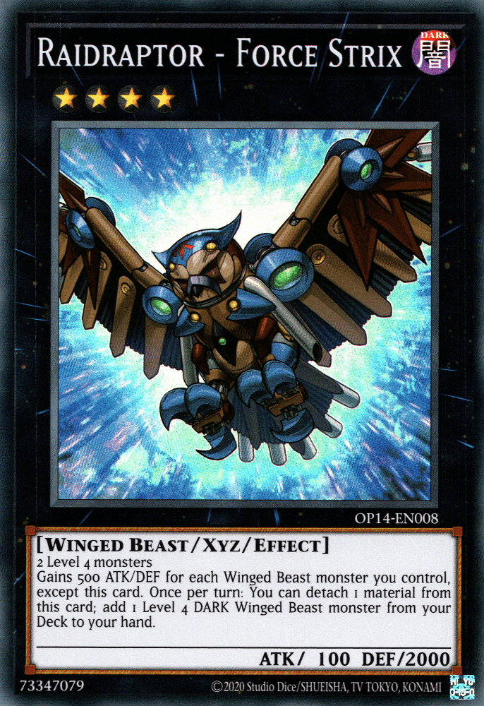 Raidraptor - Force Strix [OP14-EN008] Super Rare - Josh's Cards