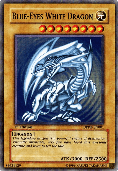 Blue-Eyes White Dragon [DPKB-EN001] Super Rare - Josh's Cards