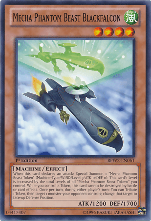Mecha Phantom Beast Blackfalcon [BPW2-EN061] Common - Josh's Cards