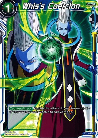 Whis's Coercion (Alternate Art) (BT1-055) [Special Anniversary Set] Parallel Foil