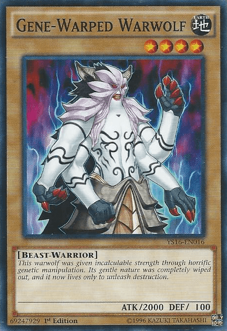 Gene-Warped Warwolf [YS16-EN016] Common - Josh's Cards