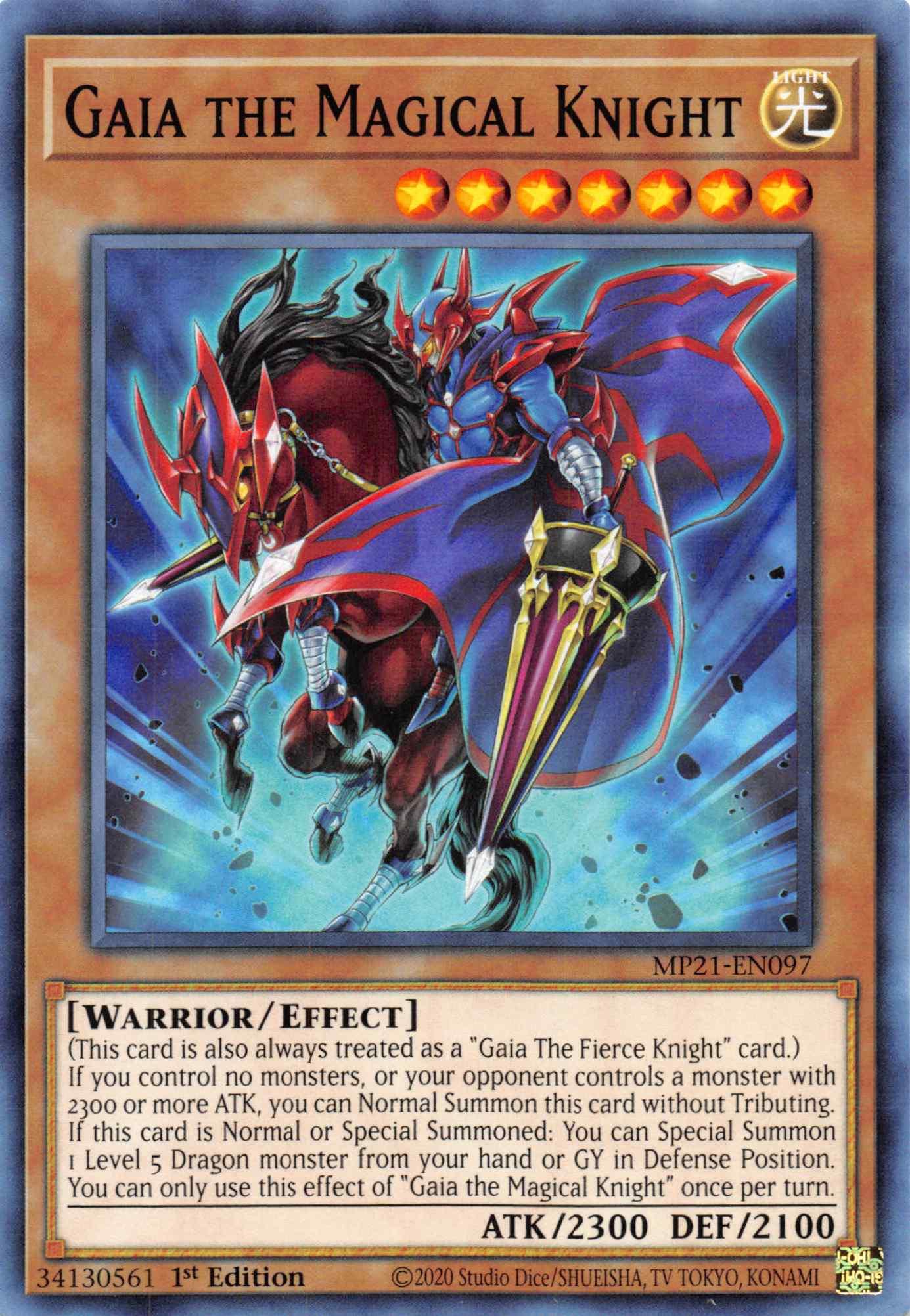 Gaia the Magical Knight [MP21-EN097] Common - Josh's Cards