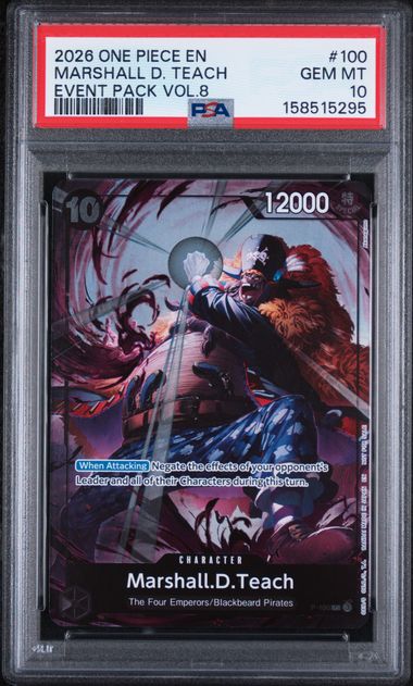 Marshal.D.Teach  Promo Event Pack VOL.8 100 PSA 10