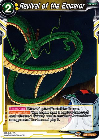 Revival of the Emperor (BT5-102) [Miraculous Revival] Parallel Foil