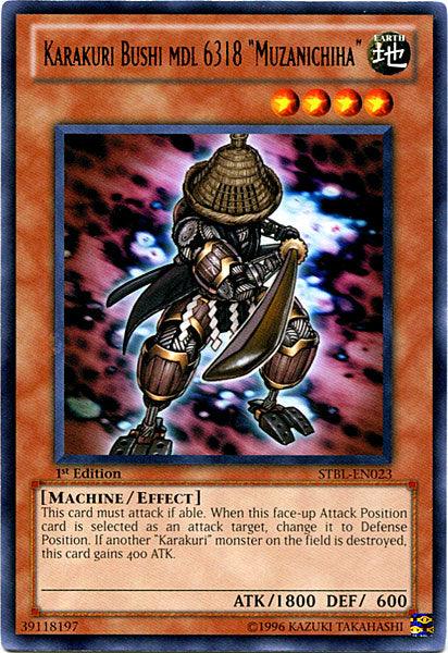 Karakuri Bushi mdl 6318 Muzanichiha [STBL-EN023] Rare - Josh's Cards