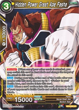 Hidden Power Great Ape Fasha (BT3-098) [Cross Worlds] Parallel Foil